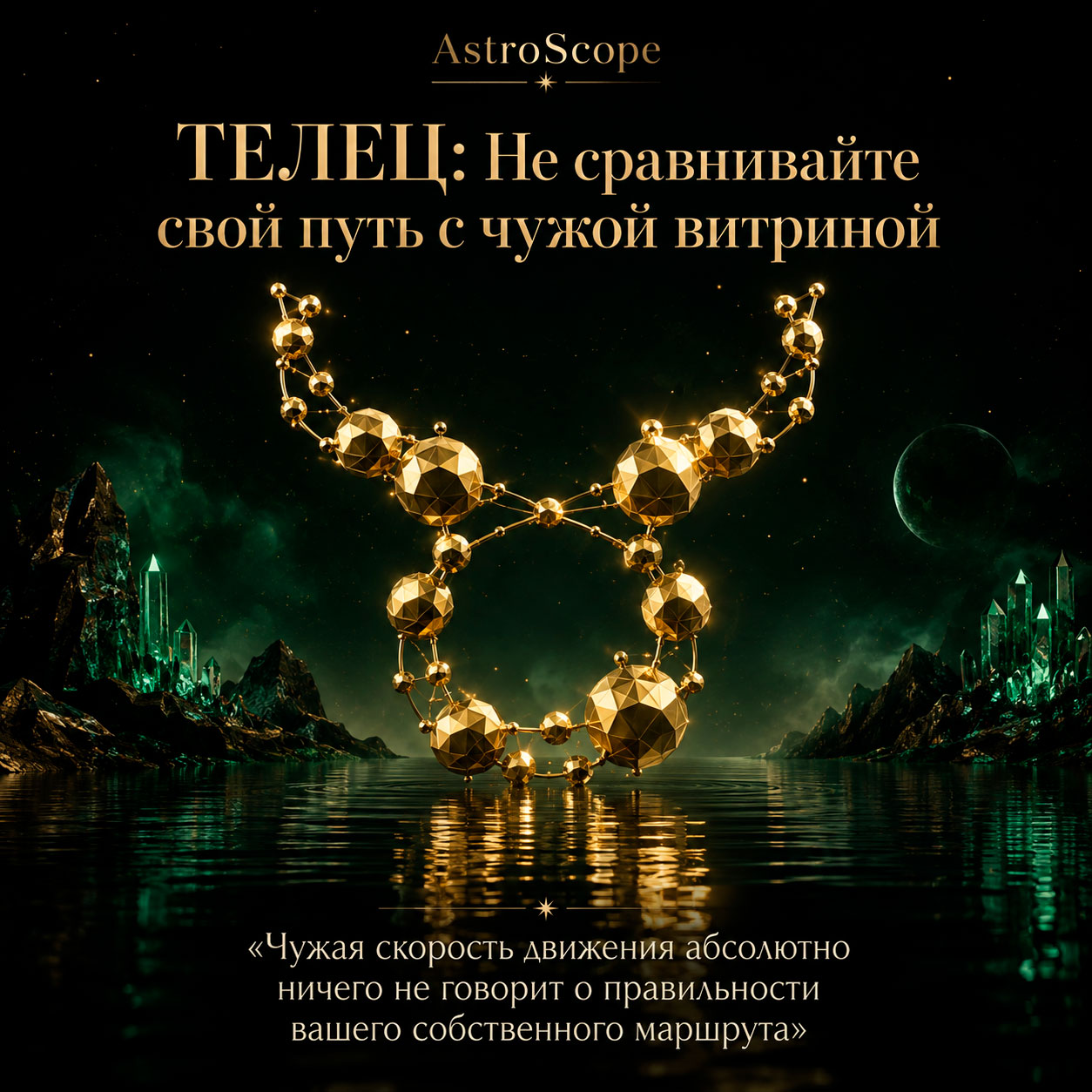♉ Телец, энергия 18 августа: Не сравнивайте свой путь с чужой витриной