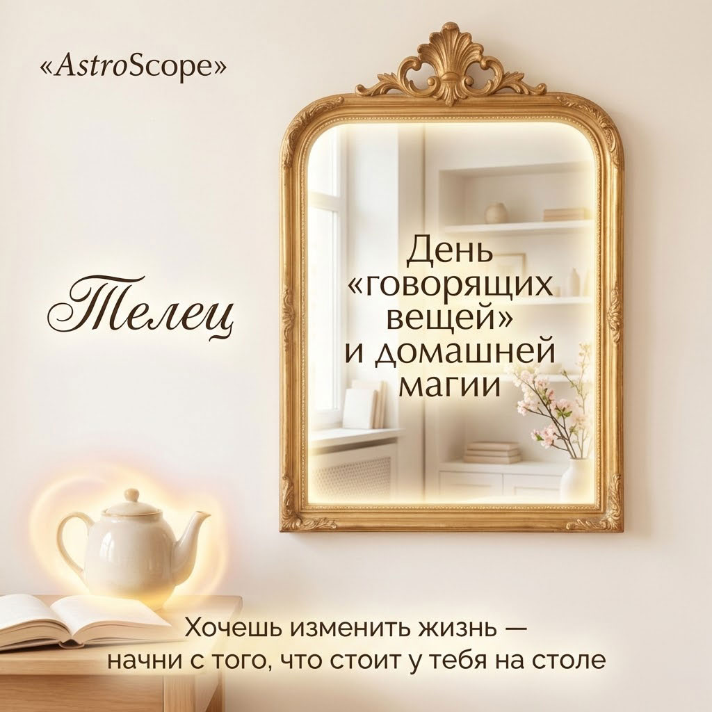 Телец 23 февраля: Как вещи на вашем столе меняют вашу реальность