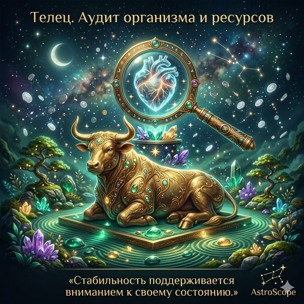 Телец 4 марта: Финансовый аудит и укрепление фундамента