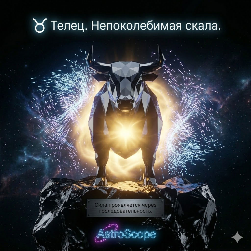 Гороскоп Телец · 5 марта · Сила проявляется через последовательность