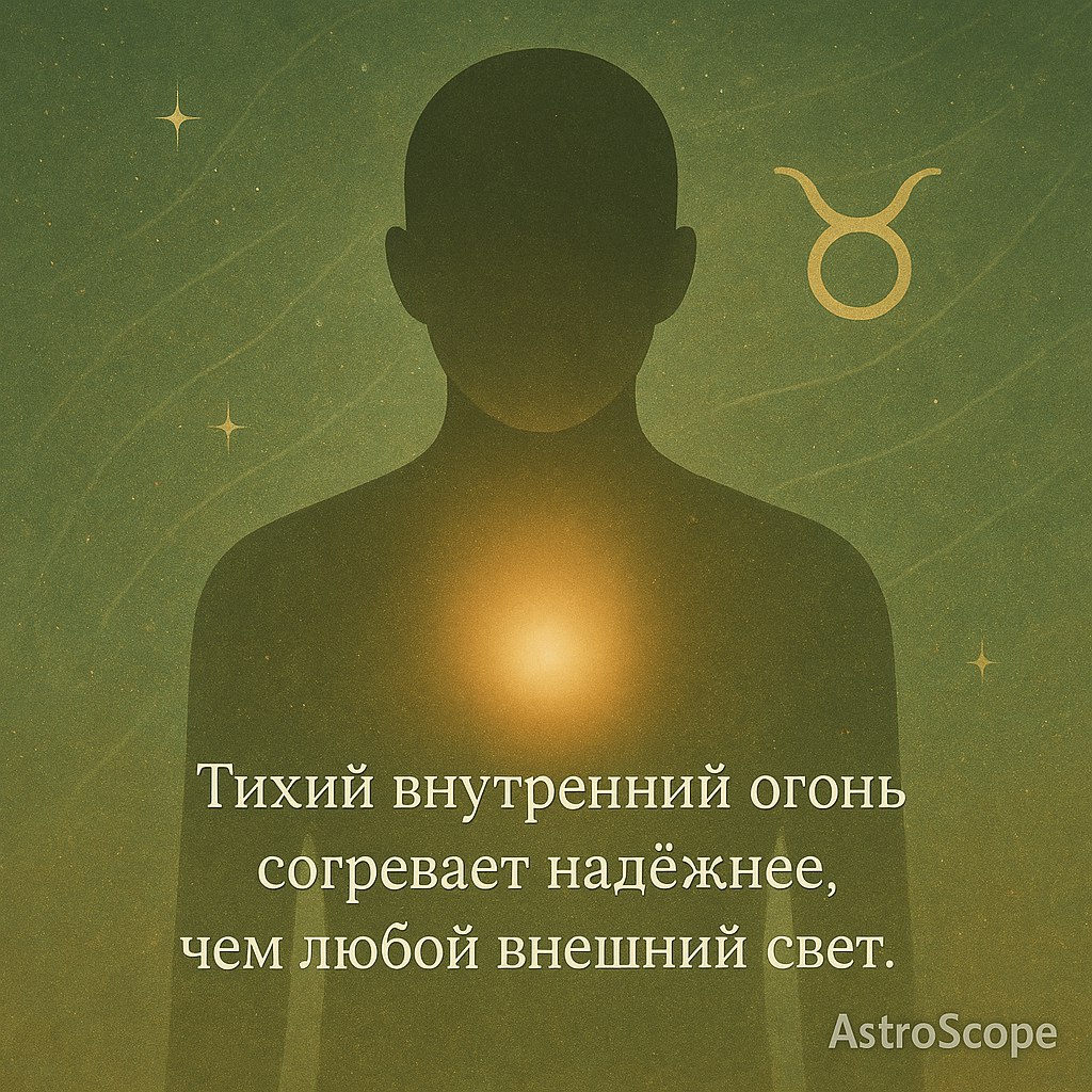 ♉ Телец — 1 декабря 2025 — Внутреннее тепло как источник устойчивости