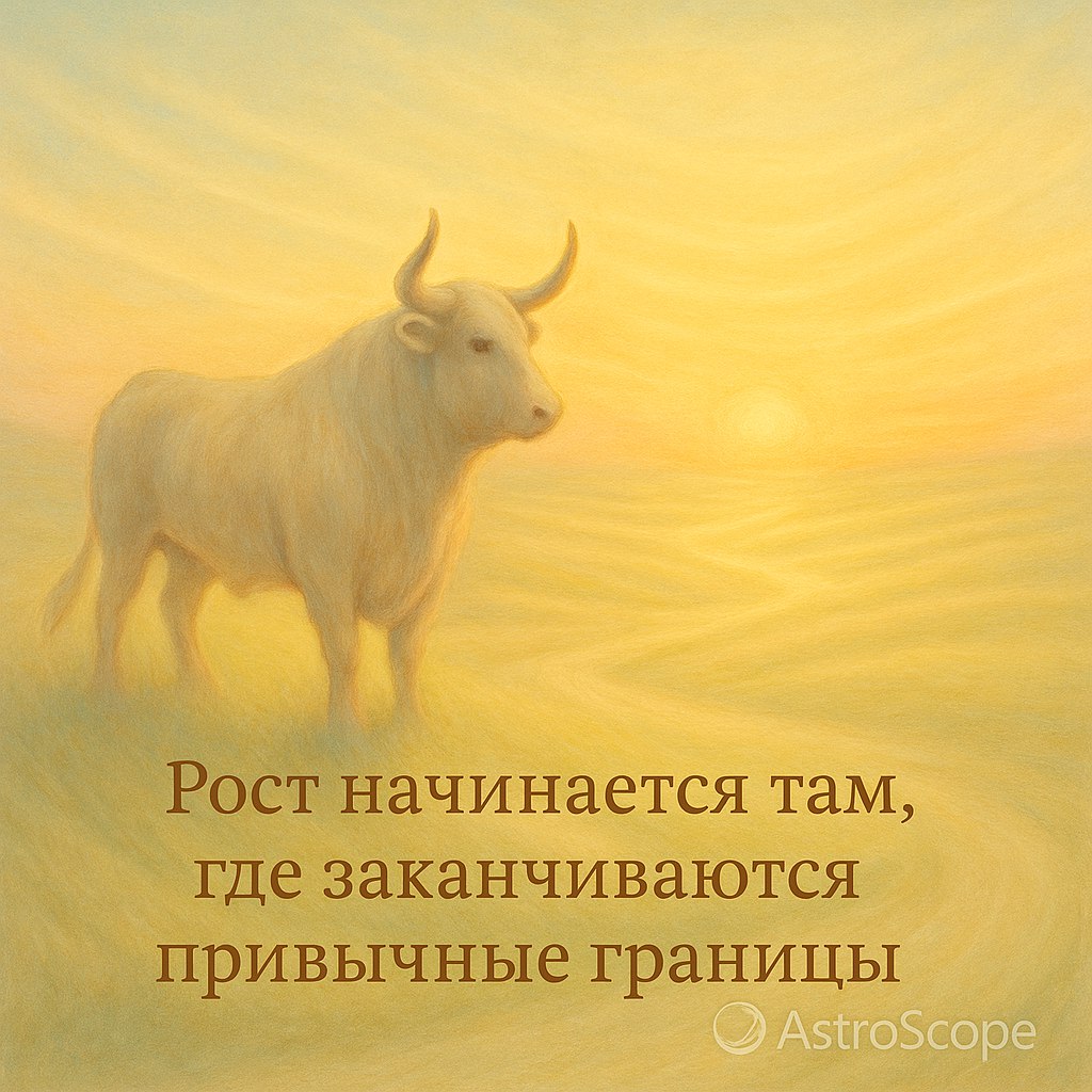 Телец · 6 декабря 2025 — День спокойного роста