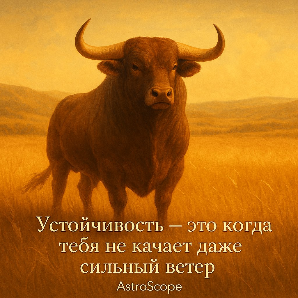 Телец — тихая устойчивость, которая укрепляет тебя изнутри