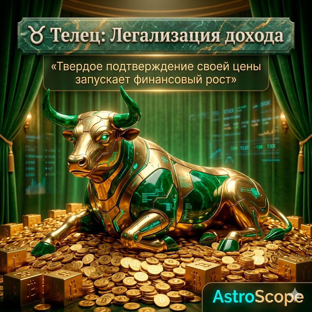 ♉ Телец, энергия 24 апреля: Легализация дохода