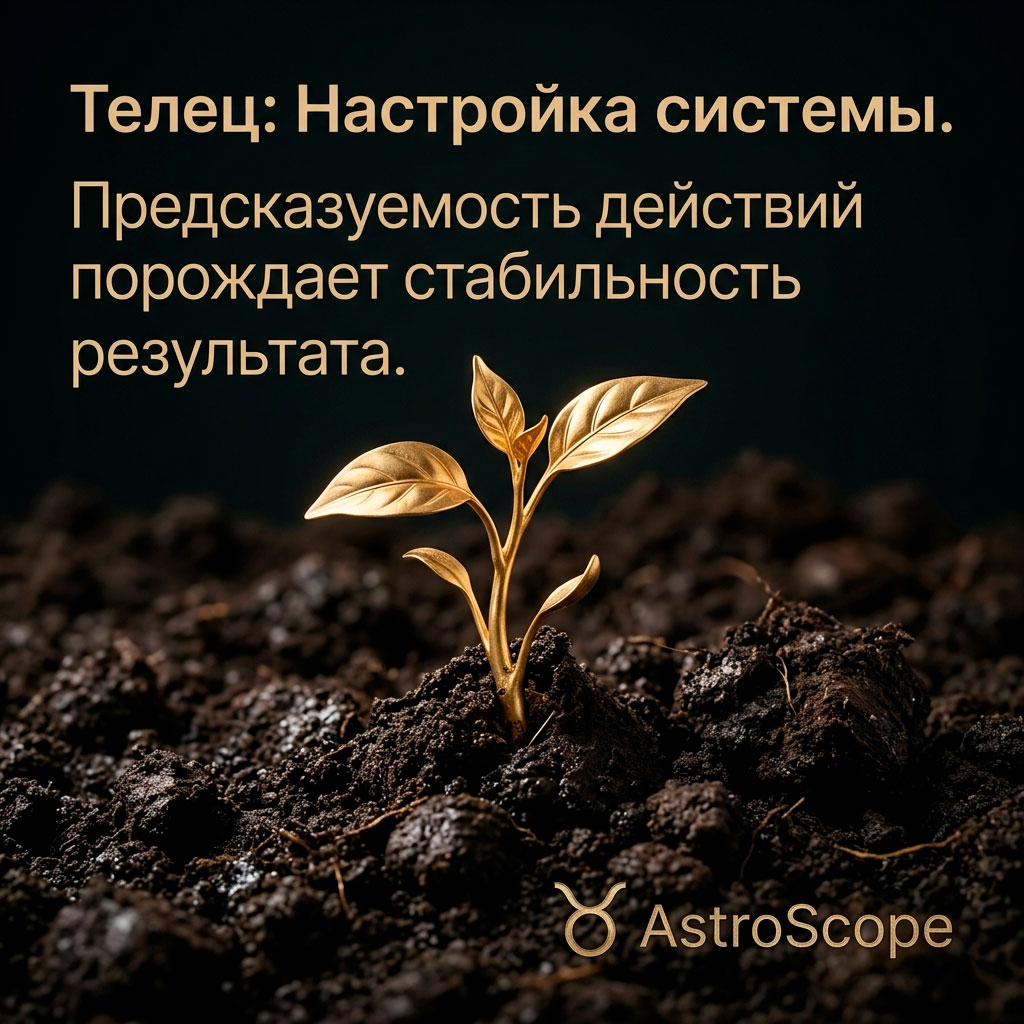 Гороскоп Телец на 25 апреля: Настройка системы дохода
