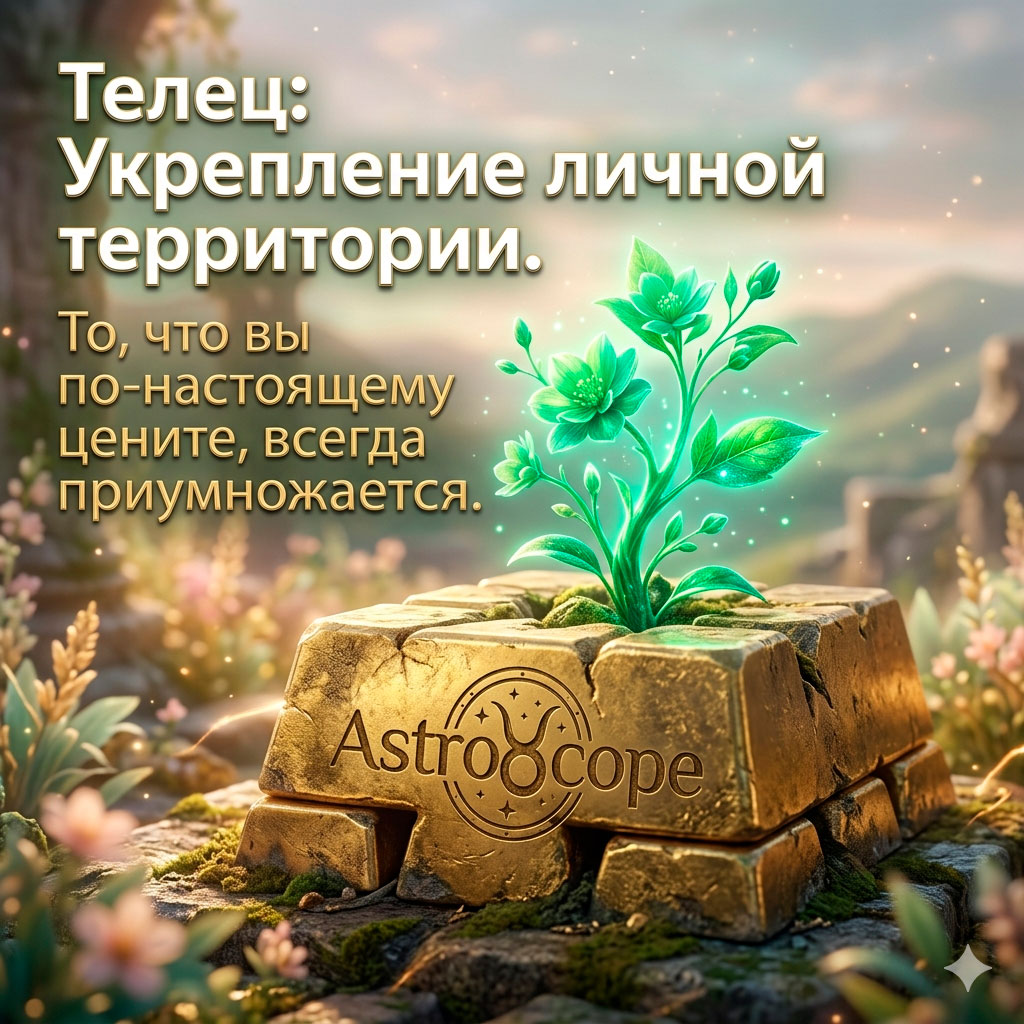♉ Телец, энергия 26 апреля: Укрепление личной территории