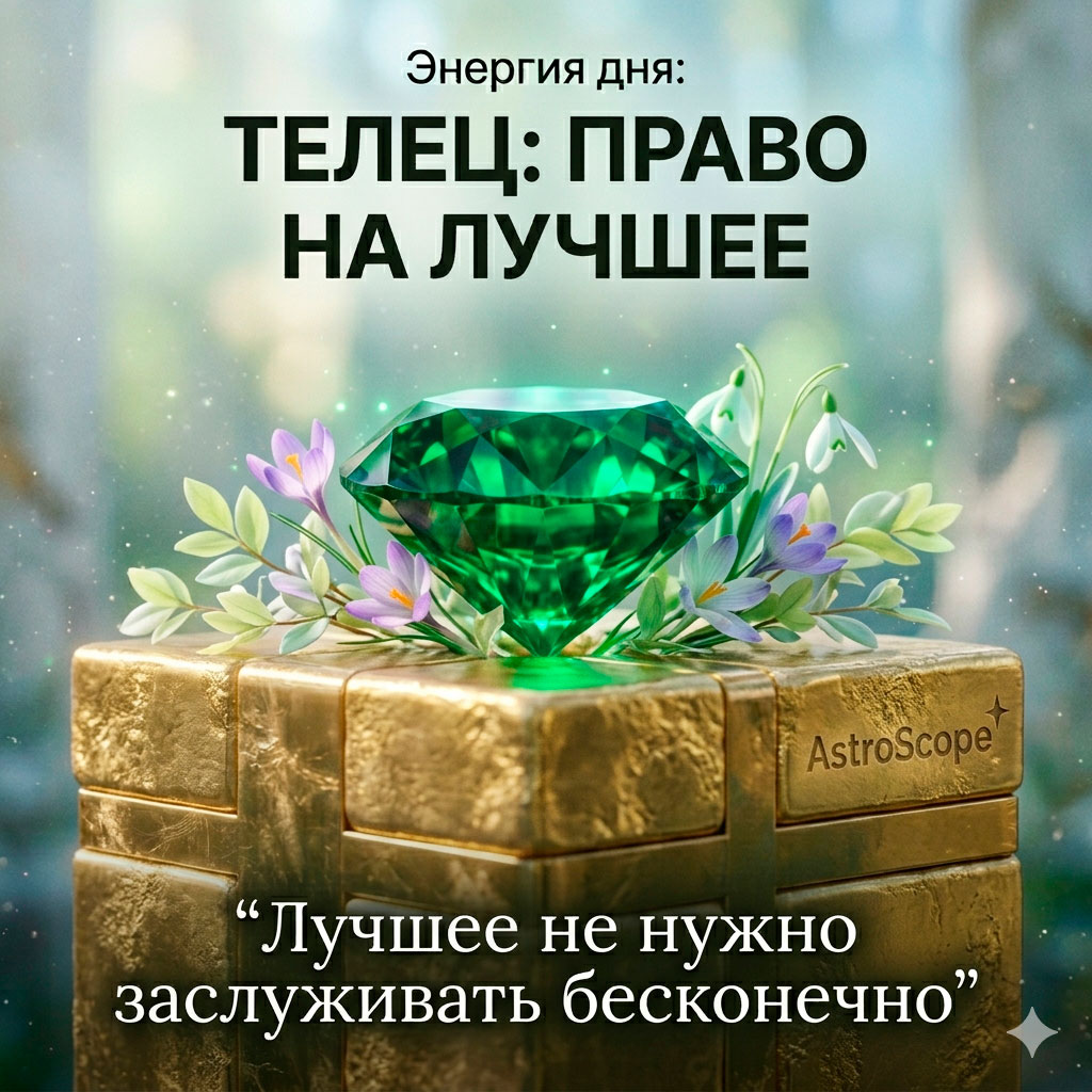 ♉ Телец, энергия 30 апреля: Право на лучшее