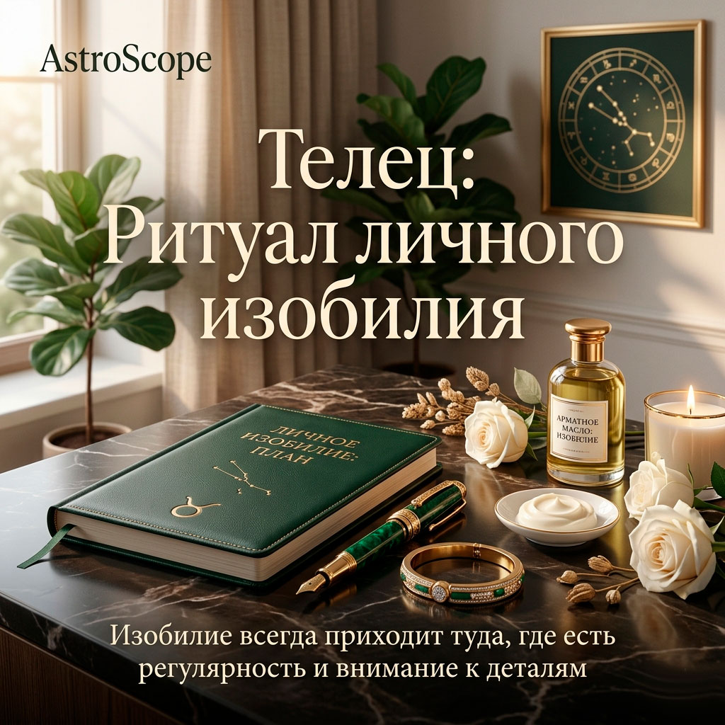 ♉ Телец, энергия 7 мая: Ритуал личного изобилия