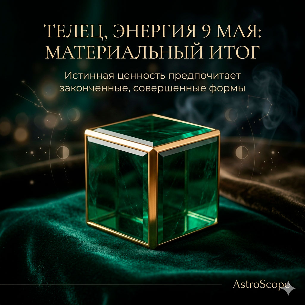♉ Телец, энергия 9 мая: Материальный итог
