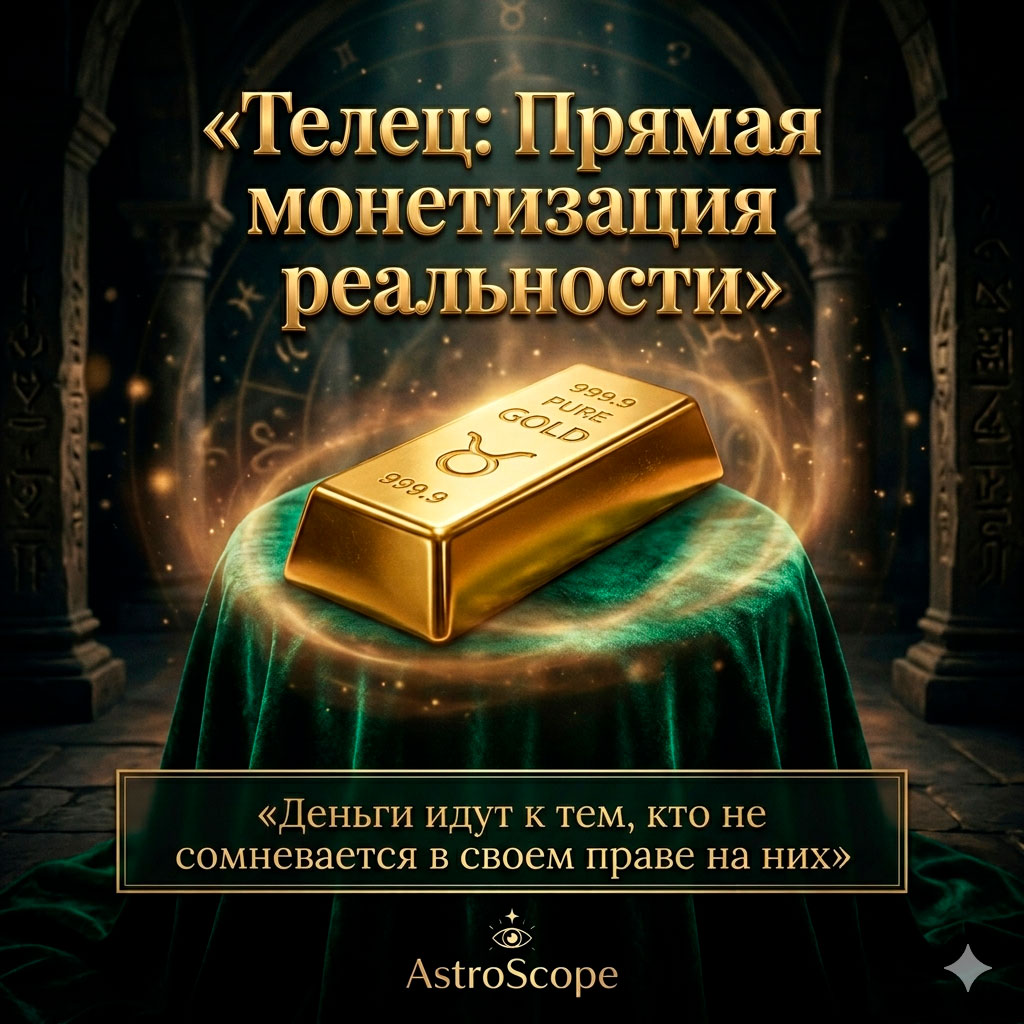 ♉ Телец, энергия 10 мая: Прямая монетизация реальности