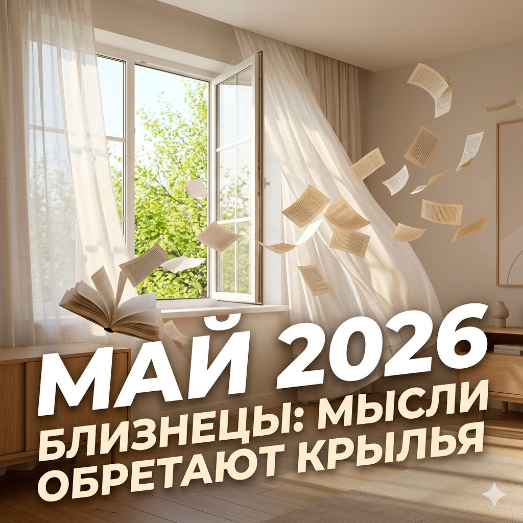 ♊ БЛИЗНЕЦЫ: ВАШИ МЫСЛИ НАКОНЕЦ-ТО НАХОДЯТ КРЫЛЬЯ! Почему май 2026 — это глоток свежего воздуха, которого вы так ждали? ?️