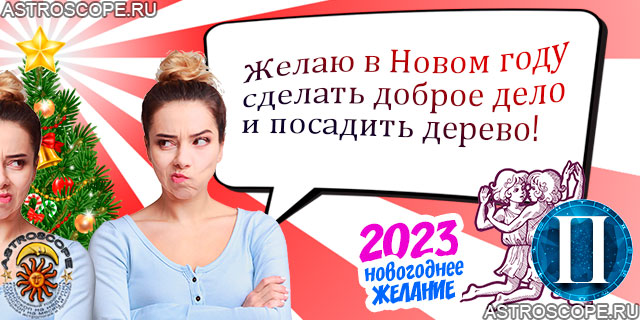 Новогоднее желание Близнецов 2023