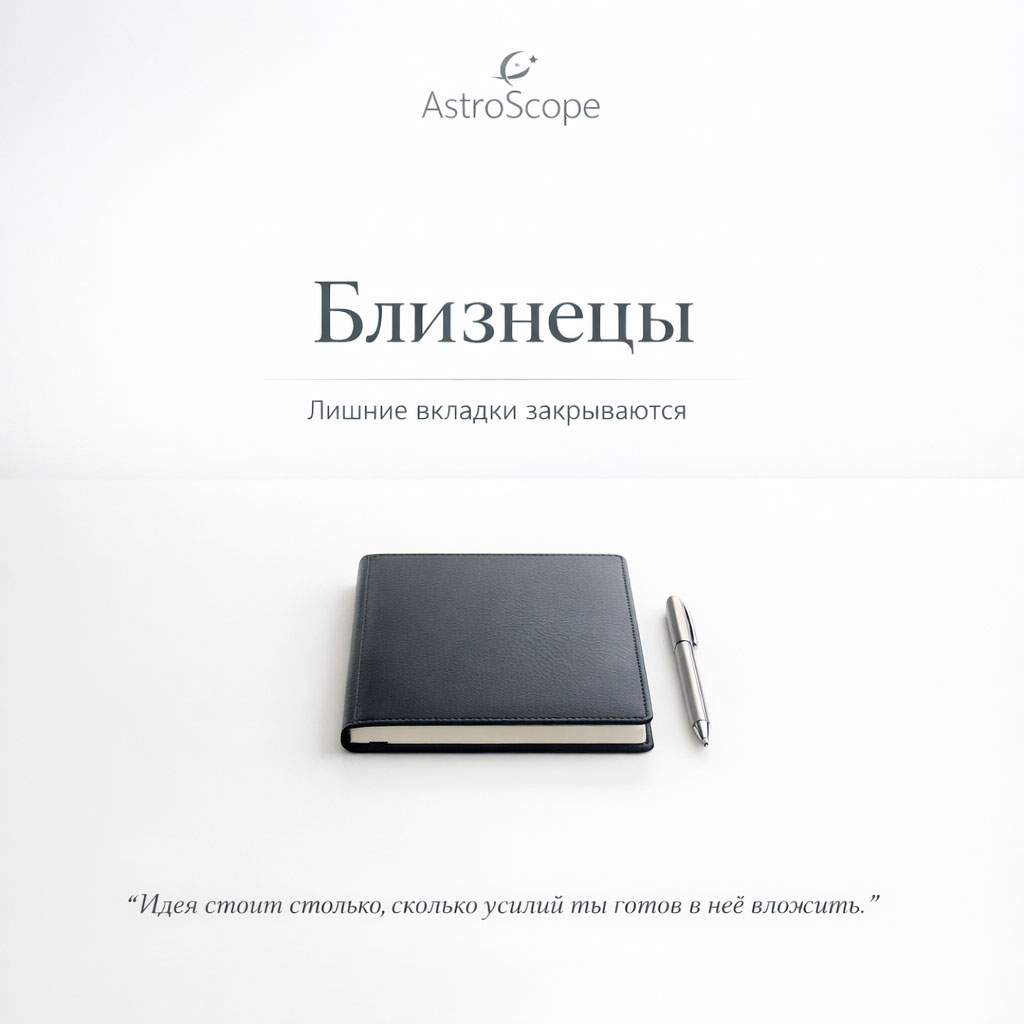 Близнецы 16 февраля: День кристаллизации идей и отказа от лишнего