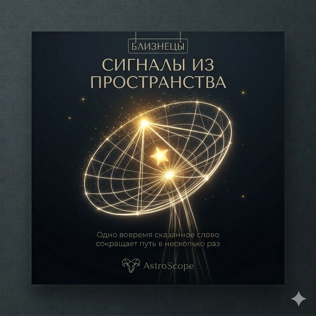 ♊ Близнецы 24 марта: Сигналы из пространства