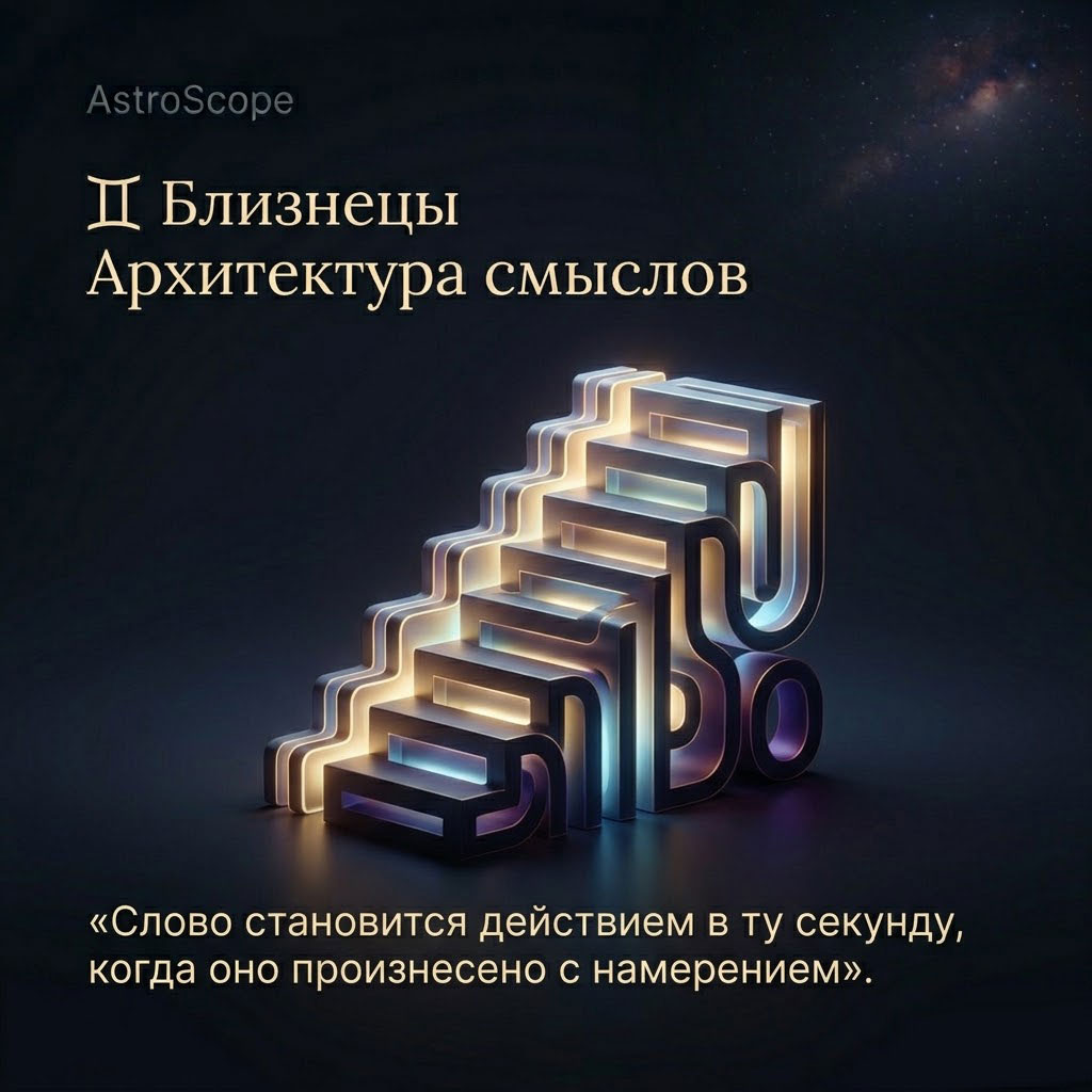♊ Близнецы 29 марта: Архитектура смыслов