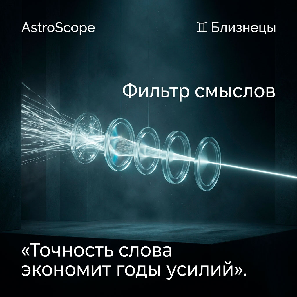 ♊ Близнецы 5 апреля: Фильтр смыслов