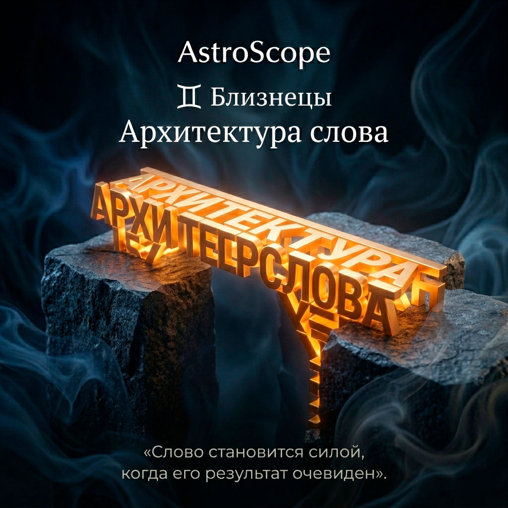 ♊ Близнецы 7 апреля: Архитектура слова