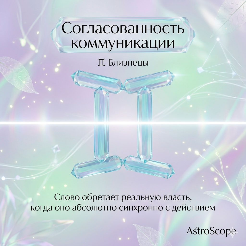 ♊ Близнецы, 16 апреля: Согласованность коммуникации