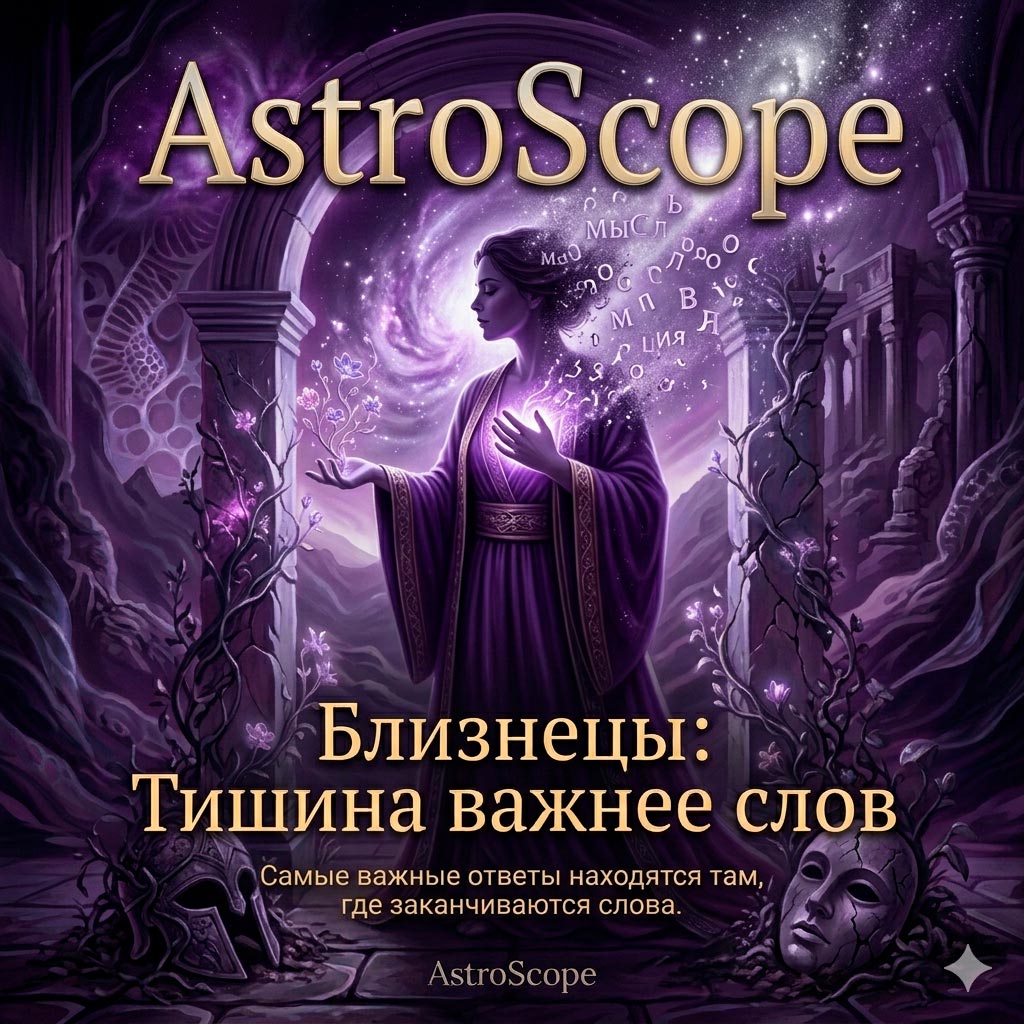 ♊ Близнецы, энергия 24 июня: Тишина важнее слов.