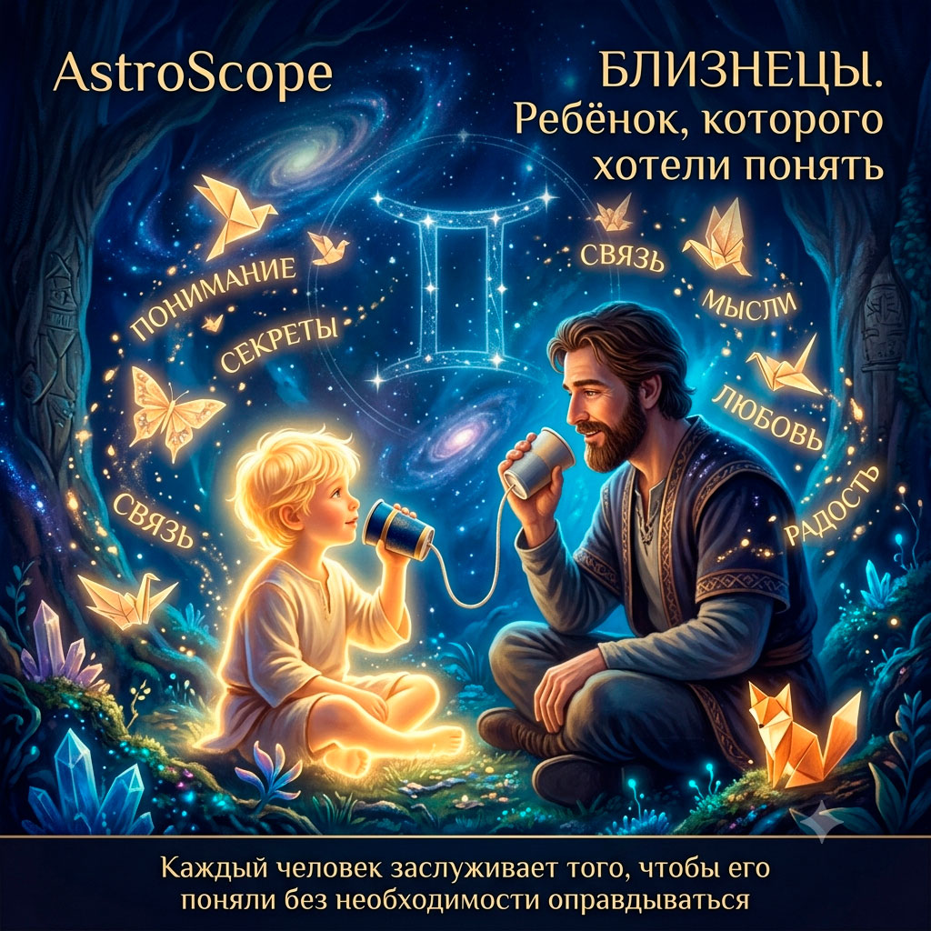 ♊ Близнецы, энергия 26 июня: Ребёнок, которого хотели понять