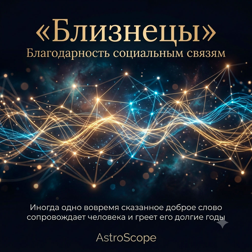 ♊ Близнецы, энергия 10 июля: Благодарность людям и социальным связям