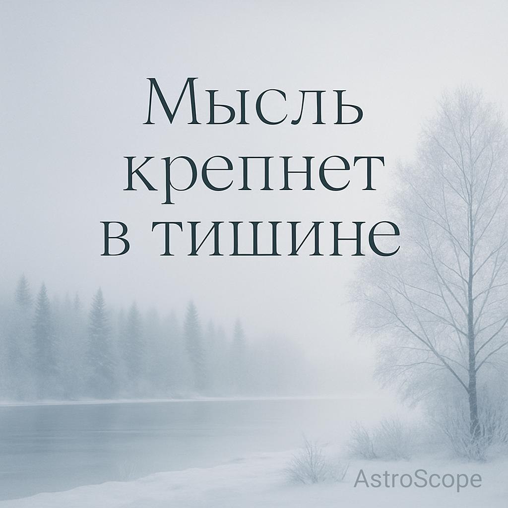 ♊ Близнецы — Тишина мысли
