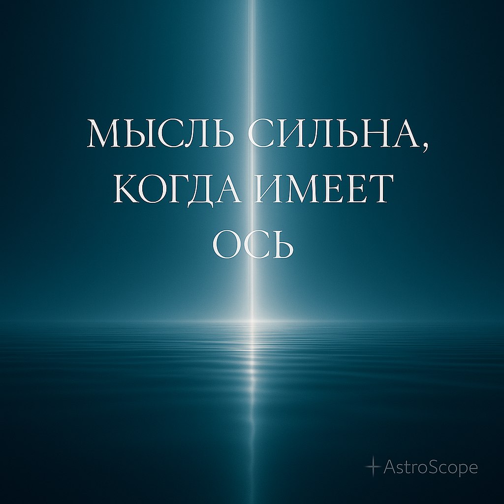 ♊ Близнецы — Ось мысли