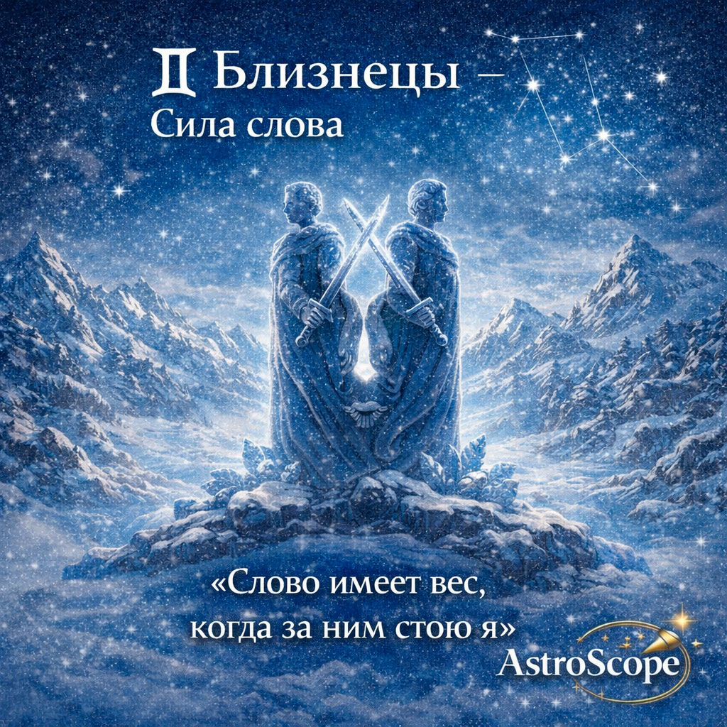 ♊️ Близнецы — Сила слова