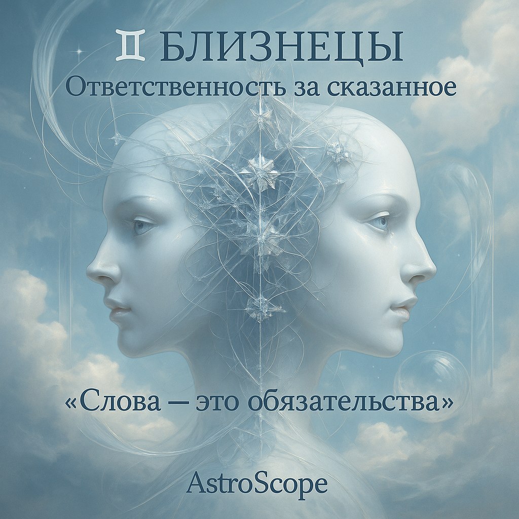 ♊️ Близнецы — Ответственность за сказанное
