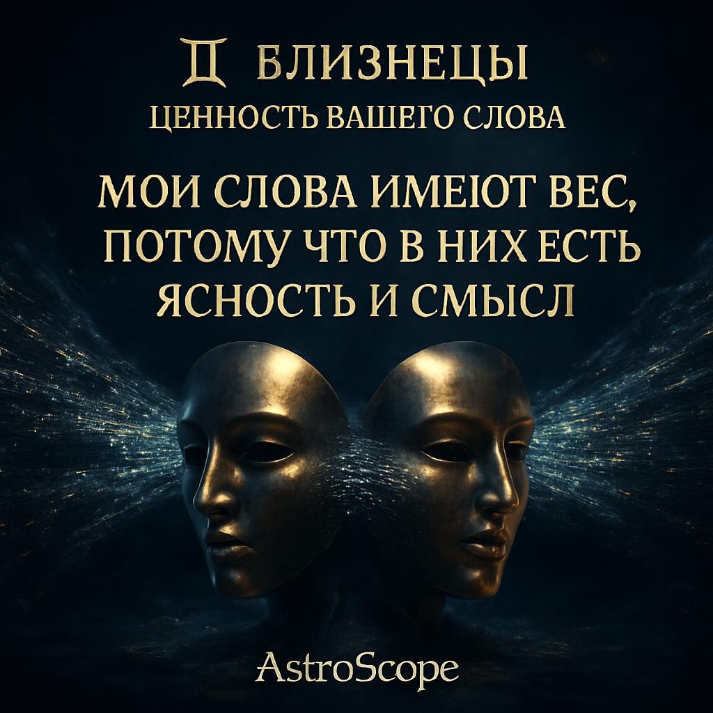 ♊ Близнецы — Ценность вашего слова