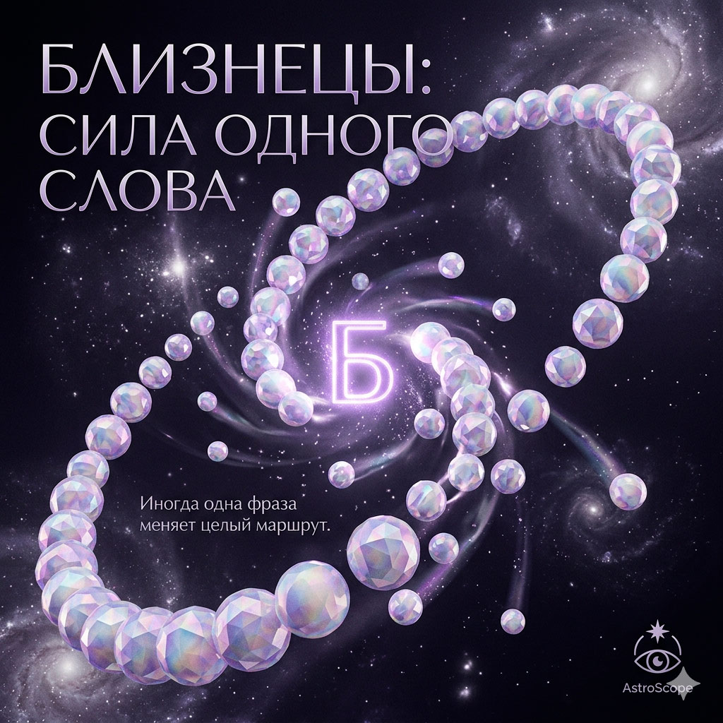 ♊ Близнецы, энергия 9 июня: Сила одного слова