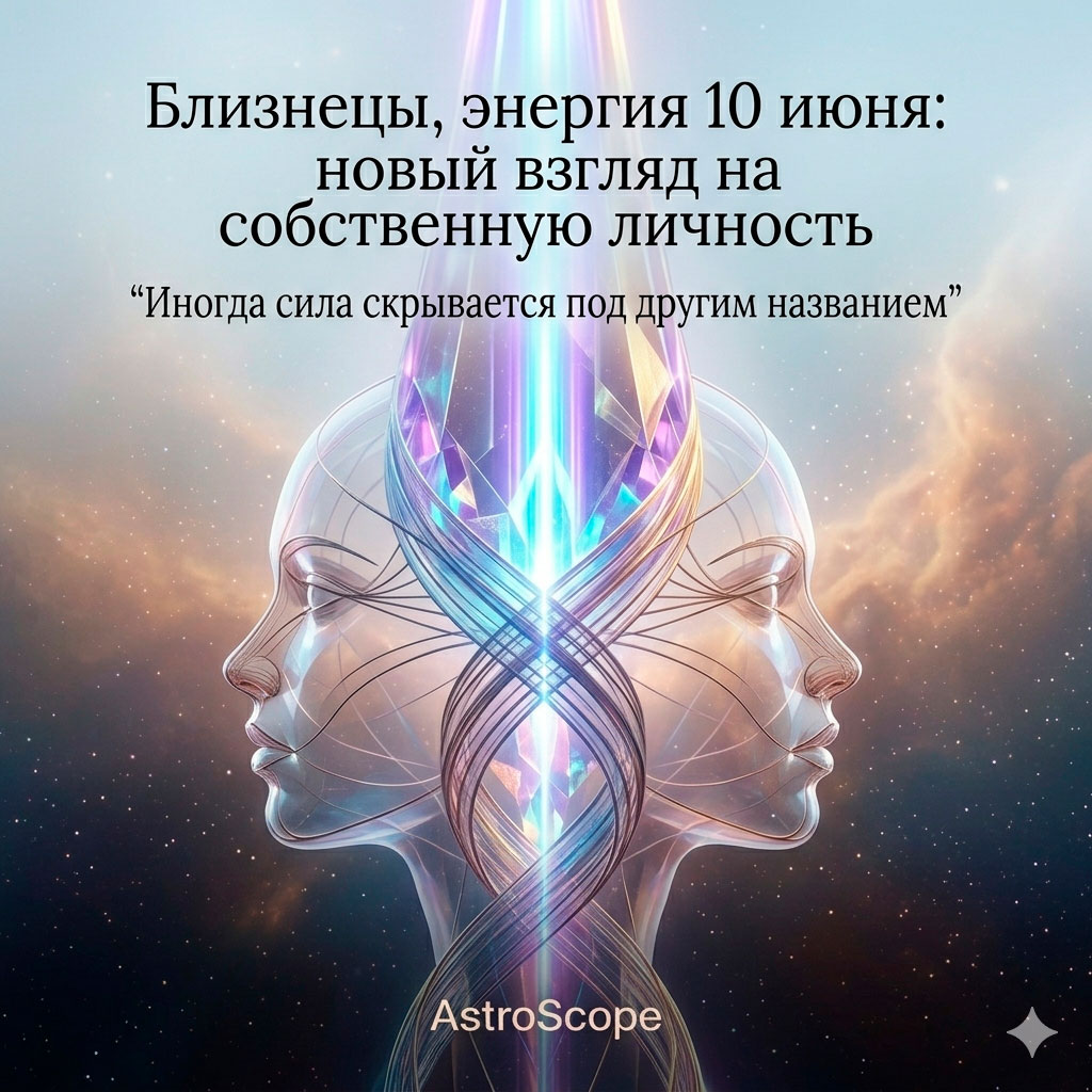 ♊ Близнецы, энергия 10 июня: новый взгляд на собственную личность