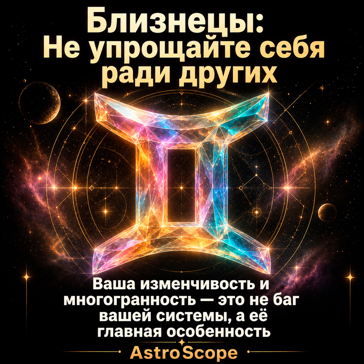 ♊ Близнецы, энергия 6 августа: Не упрощайте себя ради других