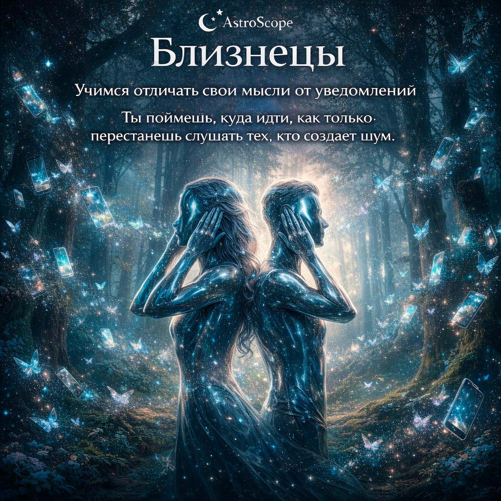 Близнецы 21 февраля: день фильтрации «шума» и настройки на себя