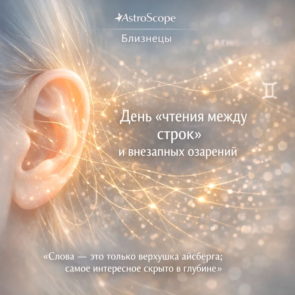 Близнецы 23 февраля: День внезапных озарений и сканирования смыслов