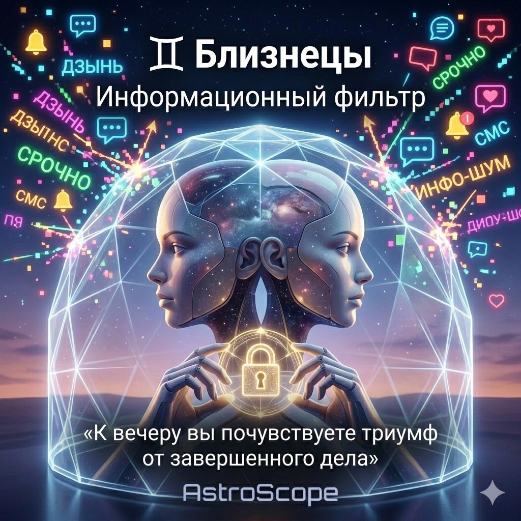 Гороскоп Близнецы на 9 марта: Информационный фильтр