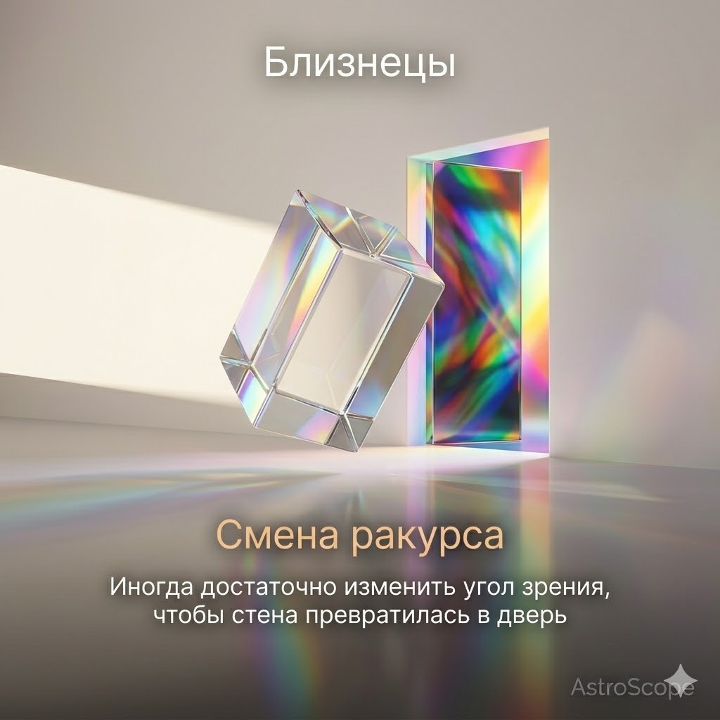 Близнецы 15 марта: Почему сегодня достаточно изменить угол зрения, чтобы найти выход
