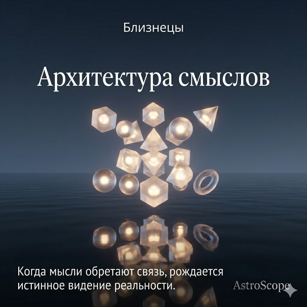 Близнецы 19 марта: Архитектура смыслов и момент интеллектуальной эврики