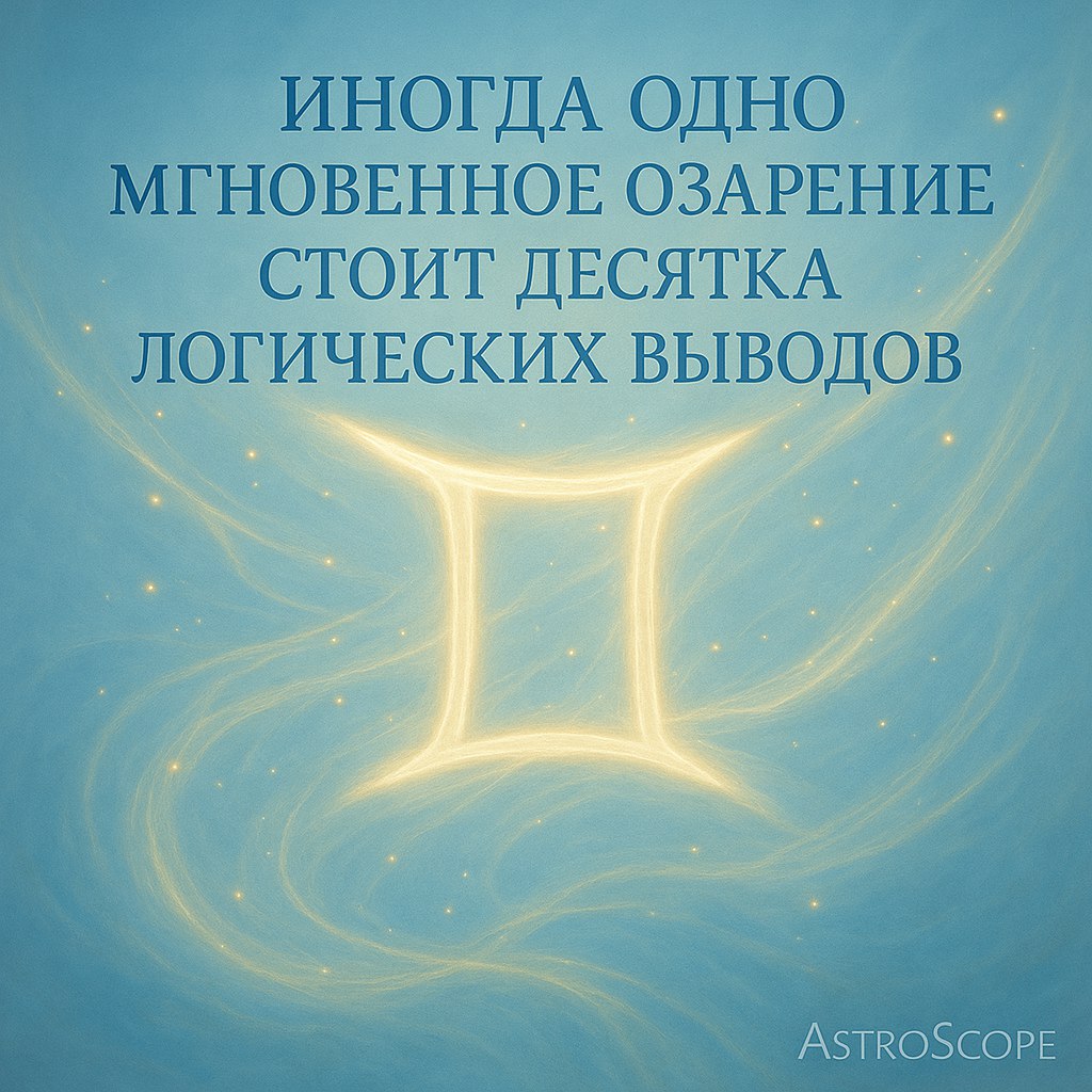 ♊ Близнецы · 7 декабря 2025 — День озарений и ясных знаков