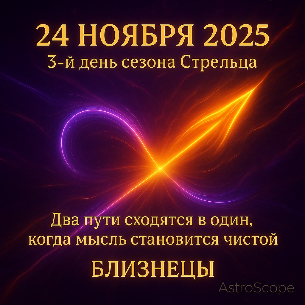 ♊ Близнецы 24 ноября 2025 — день ясности и внутреннего соединения