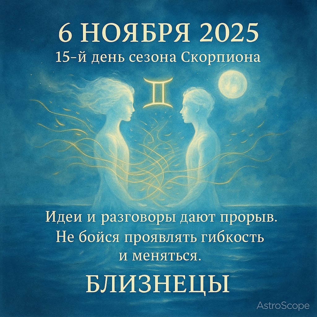 Идеи приводят к прорыву — 6 ноября 2025