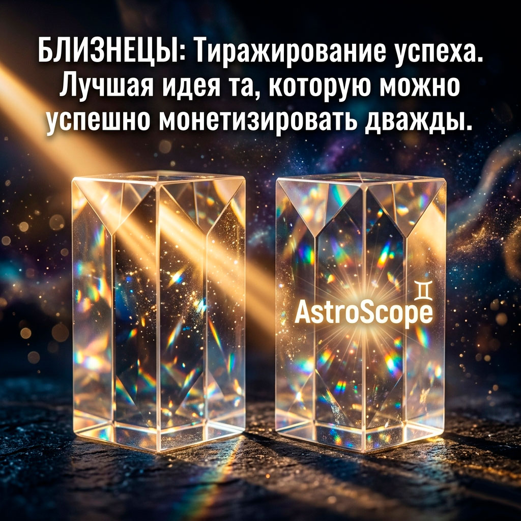 Гороскоп Близнецы на 25 апреля: Тиражирование успеха