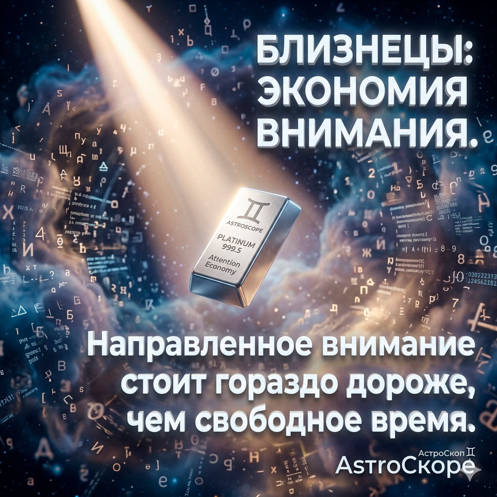 ♊ Близнецы, энергия 28 апреля: Экономия внимания