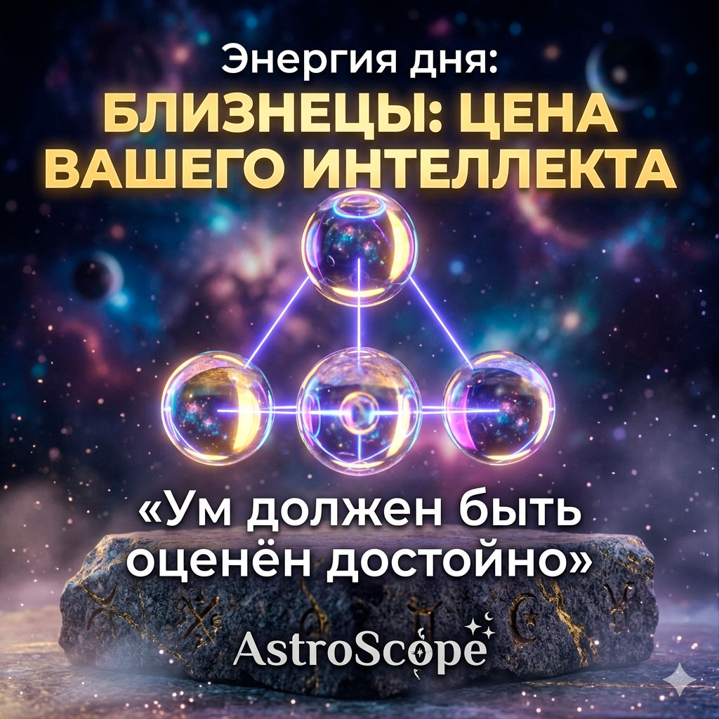 ♊ Близнецы, энергия 30 апреля: Цена вашего интеллекта