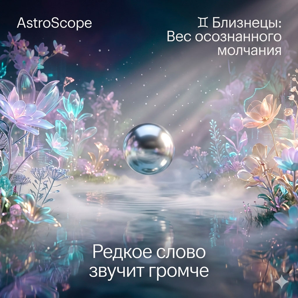 ♊ Близнецы, энергия 6 мая: Вес осознанного молчания
