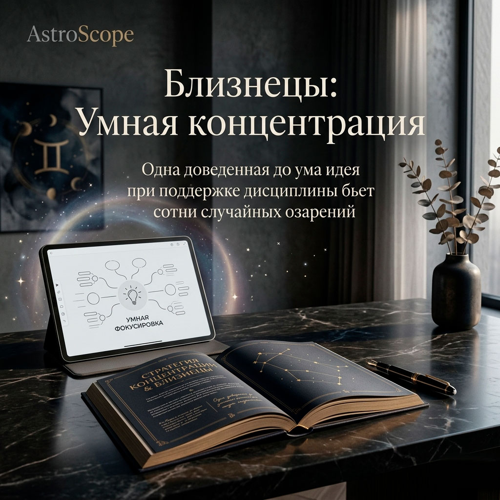 ♊ Близнецы, энергия 7 мая: Умная концентрация
