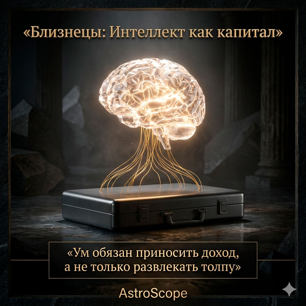 ♊ Близнецы, энергия 10 мая: Интеллект как капитал