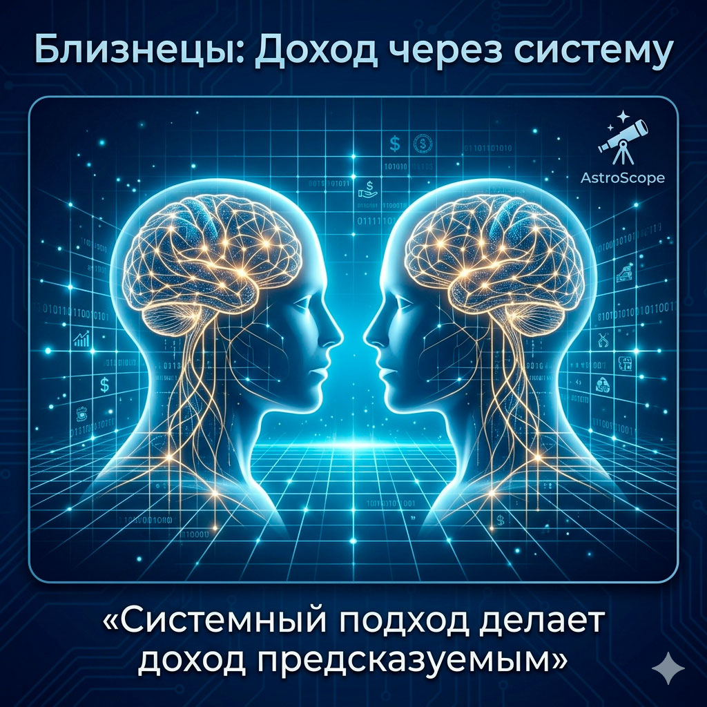 ♊ Близнецы, энергия 11 мая: Доход через систему