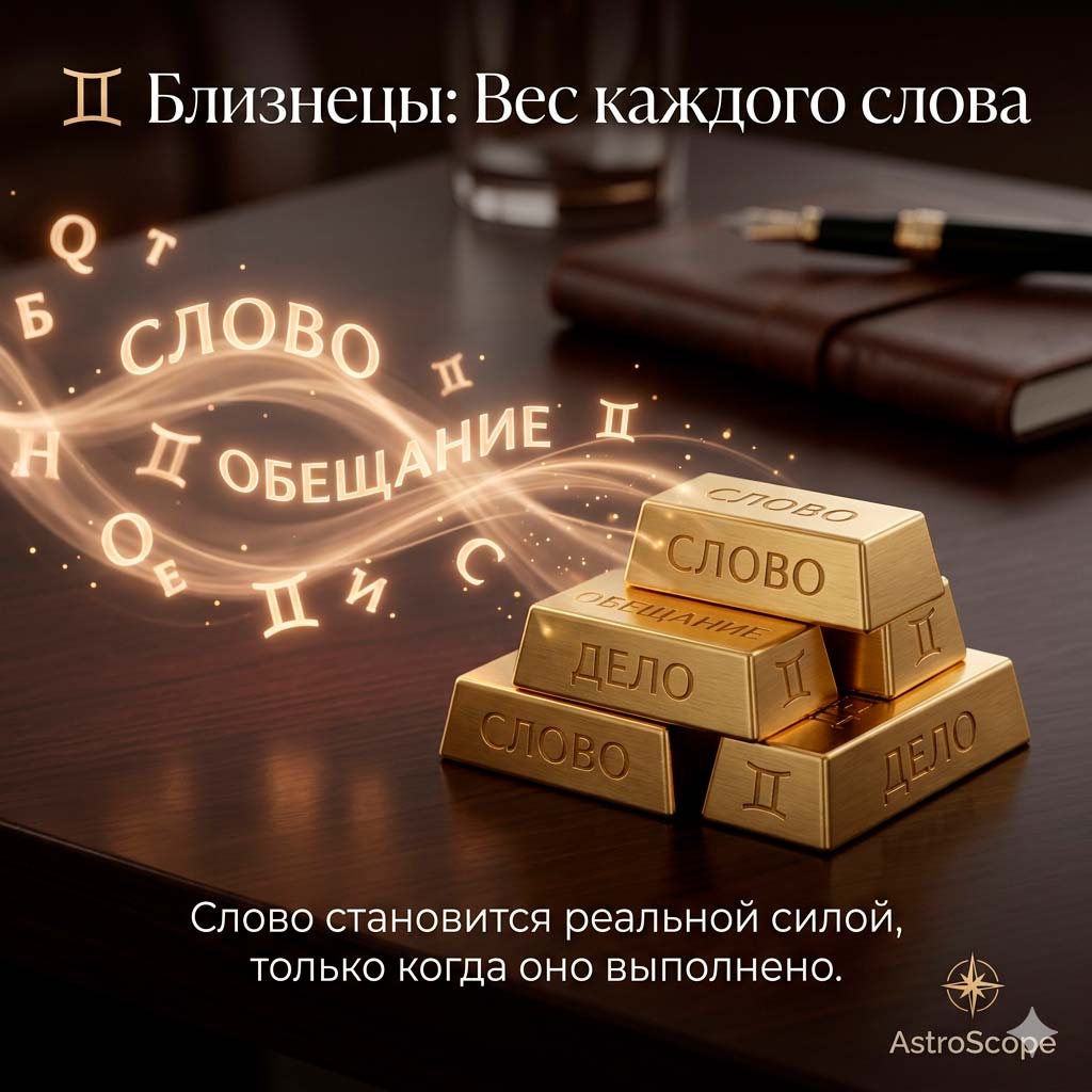 ♊ Близнецы, энергия 14 мая: Вес каждого слова