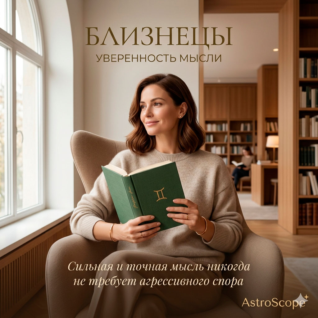 ♊ Близнецы, энергия 16 мая: Уверенность мысли